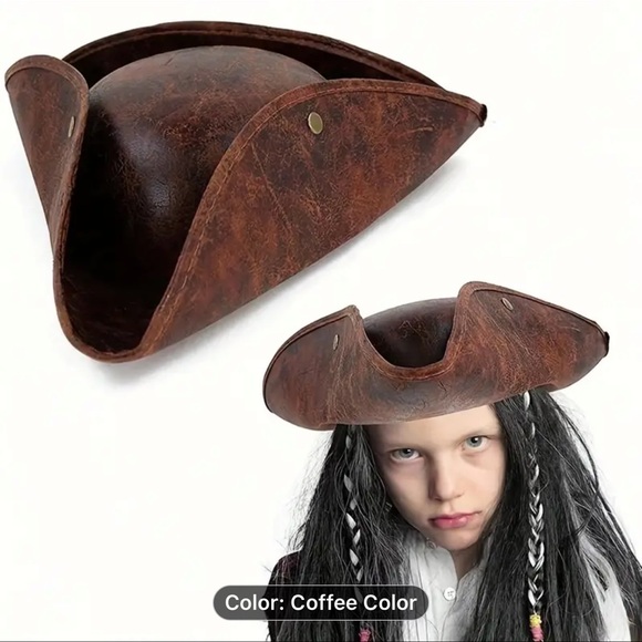 Cosplay/halloween Pirate tricorner hat - Picture 3 of 4